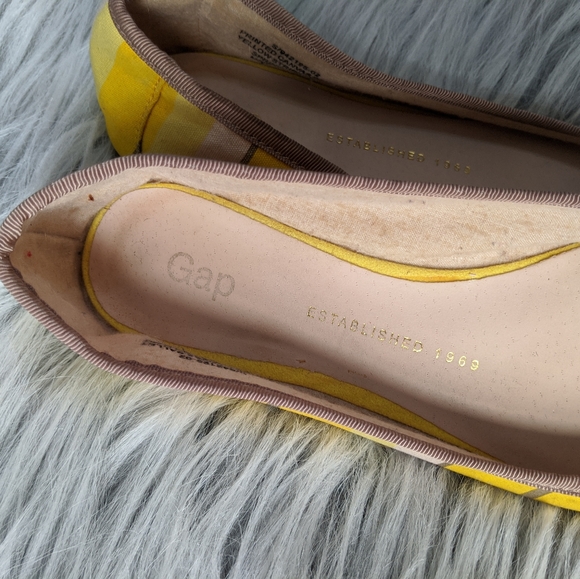 GAP Yellow Stripe Ballet Flats - Picture 9 of 12